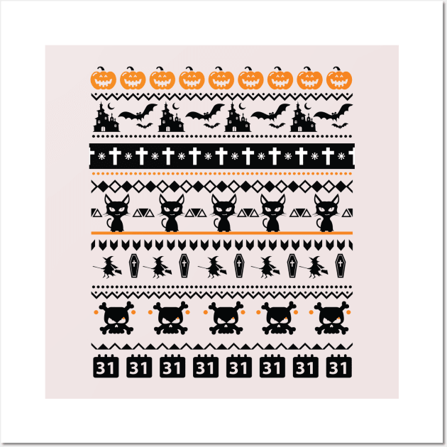 Halloween Sweatshirt - Halloween T Shirts - Halloween Sweater Wall Art by mrsmitful